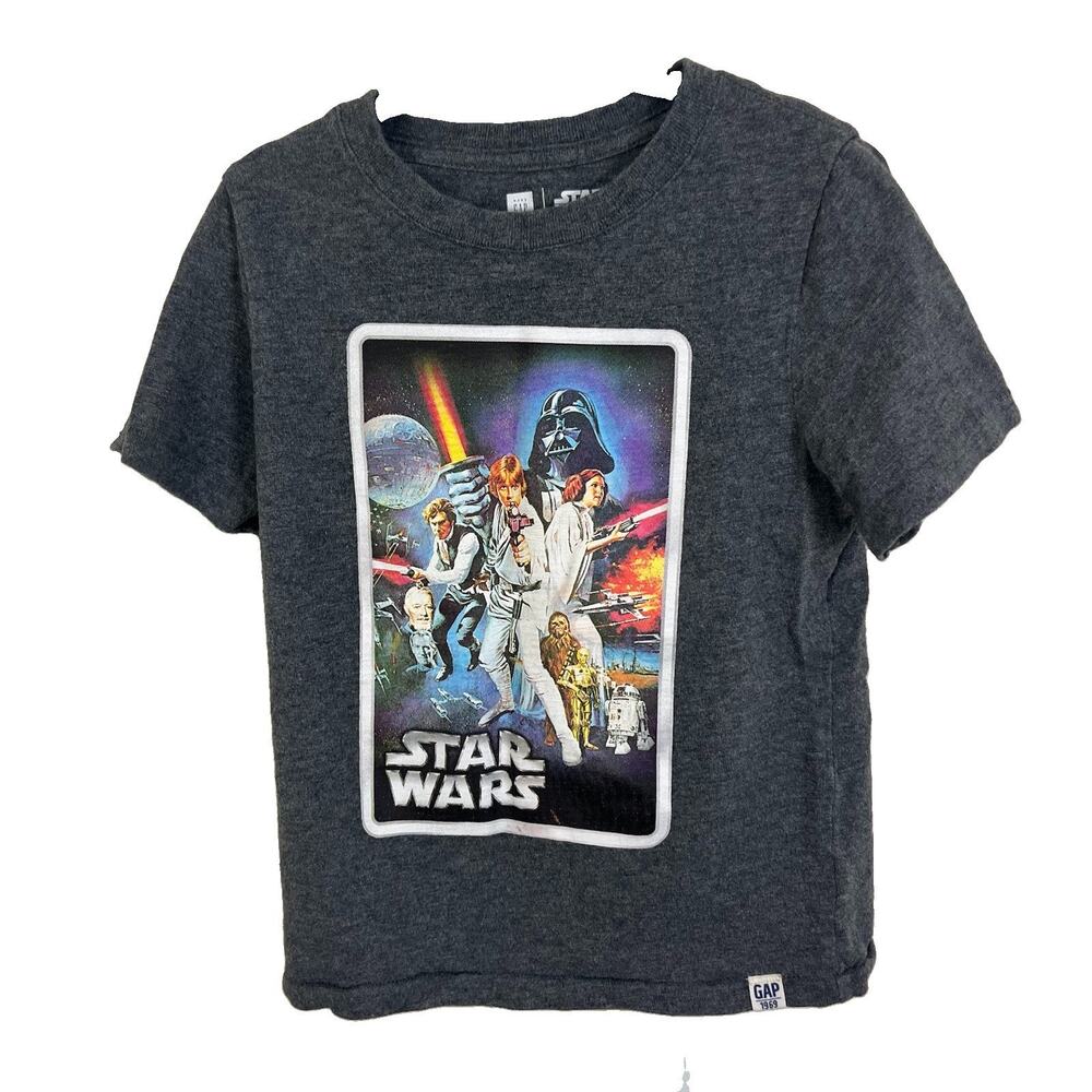 Baby Gap Star Wars 40th Anniversary T Shirt Boys 5 Double Sided Graphic